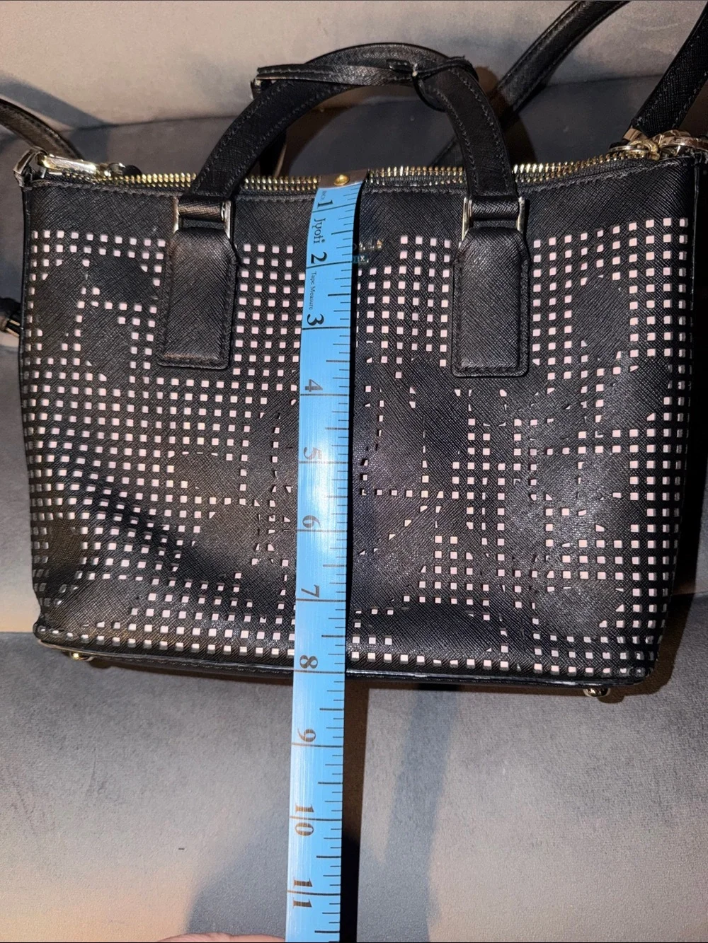 Kate Spade Cameron St. Perforated Rose Satchel